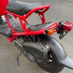 受付終了 ズーマー  純正のレッド　18,000km台　メンテ済み　タイヤバリ山　キャブ車の画像