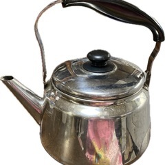 やかん、ガスコンロで使ってた