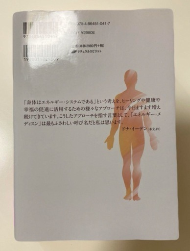 【絶版本】エネルギー・メディスン （ドナイーデン著）