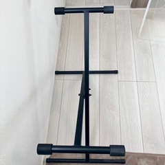 X型キーボードスタンド ブラックの画像