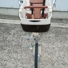 ブリヂストン　子供乗せ自転車   Angelino  前輪22/後輪26インチ　オートライト　リアカゴ付き　幼児載自転車 の画像
