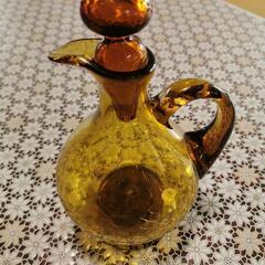 琉球ガラス 花瓶と水差しの画像