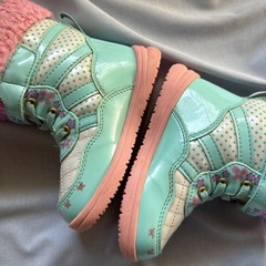 16.0cm スノーブーツ 瞬足の画像