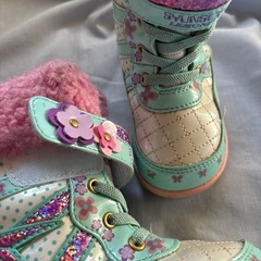 16.0cm スノーブーツ 瞬足の画像