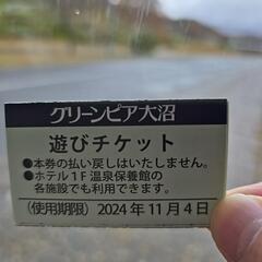グリーンピア大沼　遊びチケット