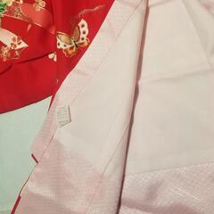 未使用 正絹 産着 初着 一つ身 着物 祝着 女の子の画像