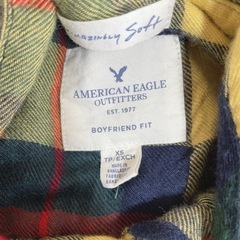 アメリカンイーグル　チェックシャツの画像