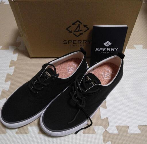 お値下げ　新品　未使用　SPERRY スニーカー 28センチ　ブラック