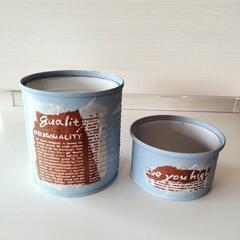 多肉植物★リメ缶2個付き 寄せ植えセット　大★おまけ付の画像