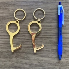 非接触ツール兼キーホルダー 2個セット