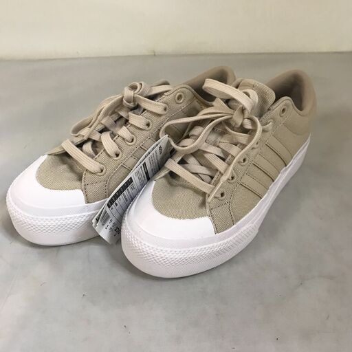 ★アディダス  adidas スニーカー BRAVADA IE2307 23.0cm  ベージュ 堺市 【ジャングルジャングル深井店】
