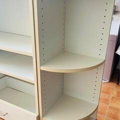 ニトリ カラボ3個 ⑥カラーボックス 白 ×2   ⑭白 角丸カラーボックスの画像