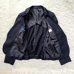 ザスーツカンパニーシー  スーツスカートセットアップ シングル ストライプ 紺色 36 S レディースの画像