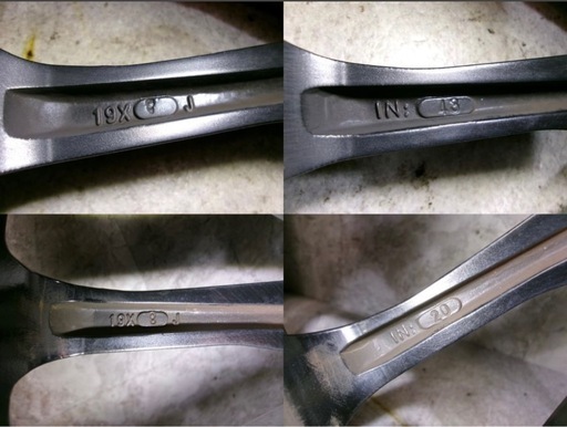【美品タイヤホイール4本セット】245/40ZR19 98Y