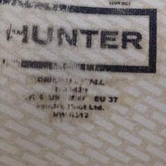 HUNTER ハンター レインブーツ 黒 レディース EU37サイズの画像