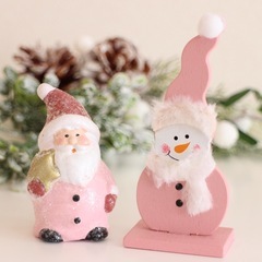 クリスマス★ピンクサンタ★ピンク雪だるま★セット