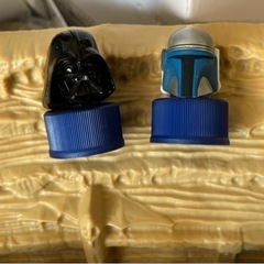 ペプシ×スターウォーズ エピソード2  ボトルキャップ コレクションステージ　おまけ付き（ダースベーダー& ジャンゴ・フェット/クローン・トルーパー）の画像