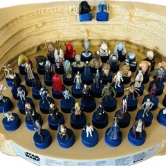 ペプシ×スターウォーズ エピソード2  ボトルキャップ コレクションステージ　おまけ付き（ダースベーダー& ジャンゴ・フェット/クローン・トルーパー）の画像