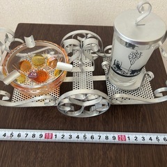 アデリア　レトロ　グラス　灰皿の画像