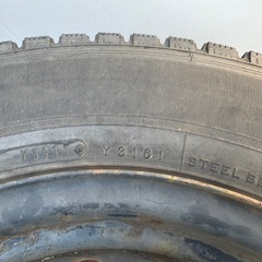 スタッドレスタイヤ　195/80R15 中古の画像