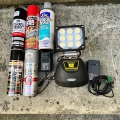 LED投光器カラースプレーPanasonic充電コード