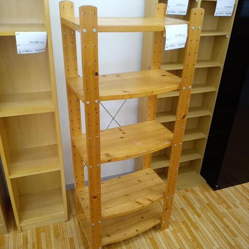 ★ジモティ割あり★ 木製ラック　棚　ナチュラル　クリーニング済　YJ4335
