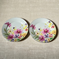 Zara home(ザラホーム)お花のデザートプレート