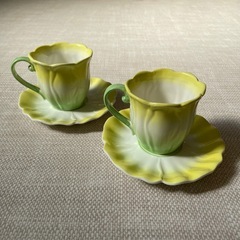 Zara home(ザラホーム)お花のティーカップ＆ソーサーセット