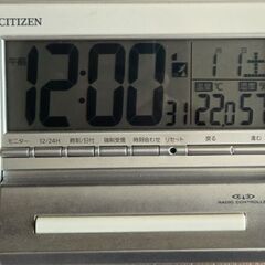 CITIZENデジタル置き時計