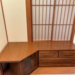   テレビ台と収納タンス