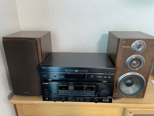 【ヴィンテージスピーカー】KENWOOD アンプ、スピーカーセット