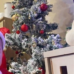 クリスマスツリー　　150センチ　雪　ホワイトツリーの画像