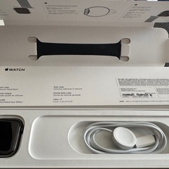 アップルウォッチ Apple Watch 8 セルラー グラファイト ステンレス　45mm ミッドナイトソロループ4の画像