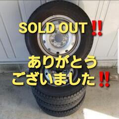 スタッドレスタイヤ　ハイゼット　軽自動車　145/80R12 美品‼️
