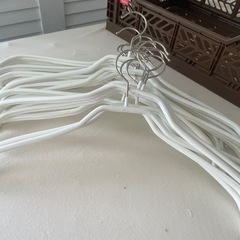 ずれないハンガー17本の画像