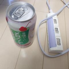 5合炊飯器、ケトル、加湿器、フライパン、コテ、電源タップの画像