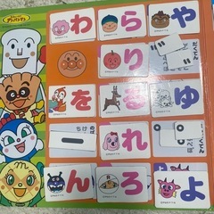 （お話し中）アンパンマン　ひらがなマグネットの画像