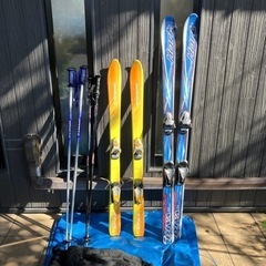 スキー板　ストック　スキー板のケース