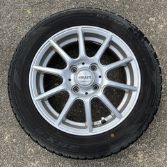 DUNLOP DSX-2 スタッドレスタイヤアルミ付き155/65R14 4本セット