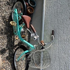 エメラルドグリーン 自転車 年中〜小3くらい