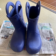本日お渡しできる方歓迎　クロックス　レインブーツ　19.5㎝