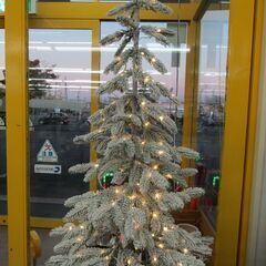 【未使用品】ポッテドフロックアルバインツリー 1.8m LEDの画像