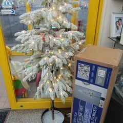 【未使用品】ポッテドフロックアルバインツリー 1.8m LEDの画像