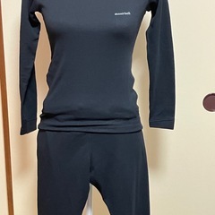 モンベル　ジオライン　アンダーウェア上下セット　Sサイズの画像