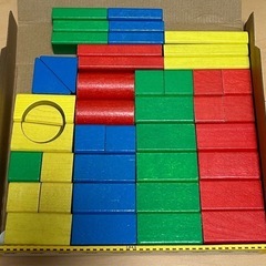 積み木・木製カラフルブロック