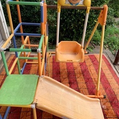 アンパンマンジャングルジム ＆ 滑り台 & 鉄棒