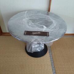 テーブル　新品　丸　黒　鉄　直径60cm　おしゃれの画像
