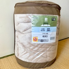 【美品】200×260 大判ニトリ吸湿発熱こたつ敷布団　フランBE