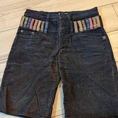 コーデュロイ　ハーフパンツ