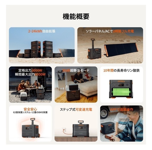 Jackery Solar Generator 2000 Plus ポータブル電源